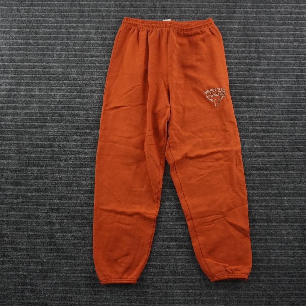 Viatran Texas Longhorns Sweatpants Unisex Medium Burnt Orange Heavyweight Fleece